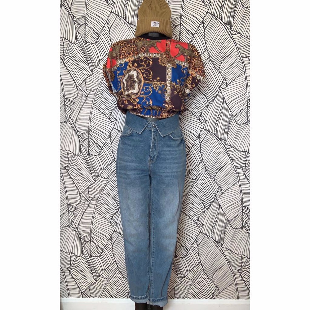 Leopard Multi Print Crop Top